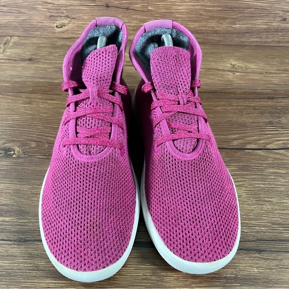 Allbirds Tree Toppers Pink High Top Sneakers Women’s Size 9 Lace Up Shoes - Picture 6 of 11